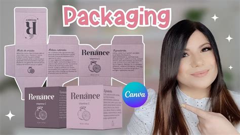 DiseÑa Un Packaging De Producto Con Canva 💕 Youtube