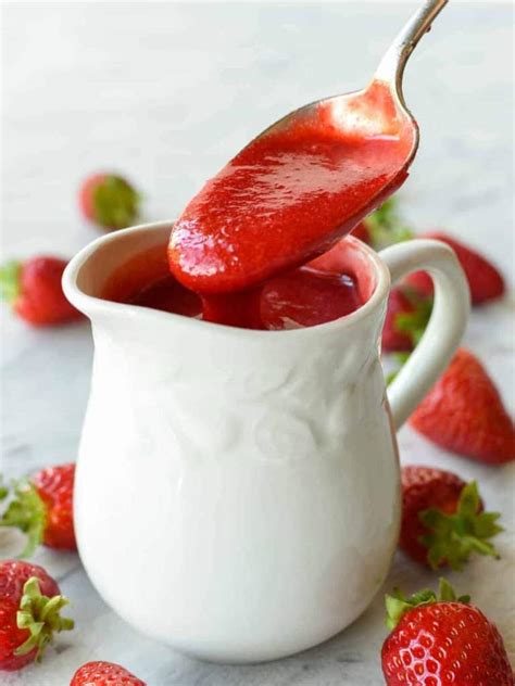 Super Easy Strawberry Coulis Marcellina In Cucina