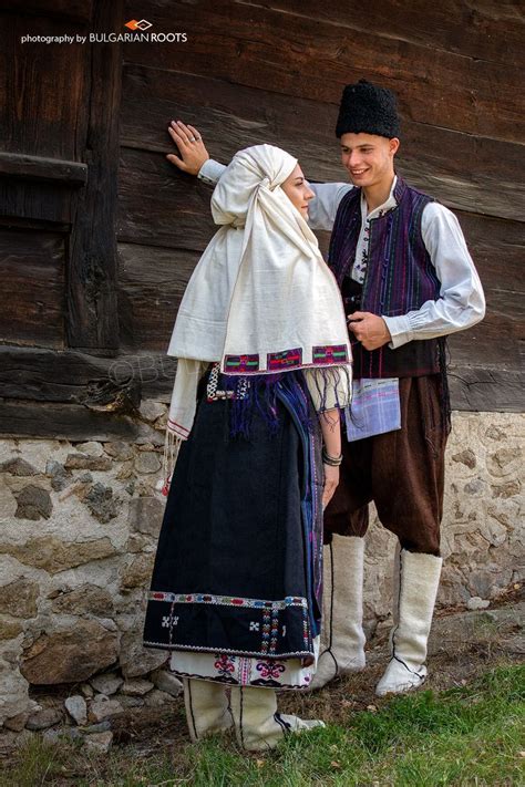 Antique Bulgarian traditional clothing from Provadia region ...