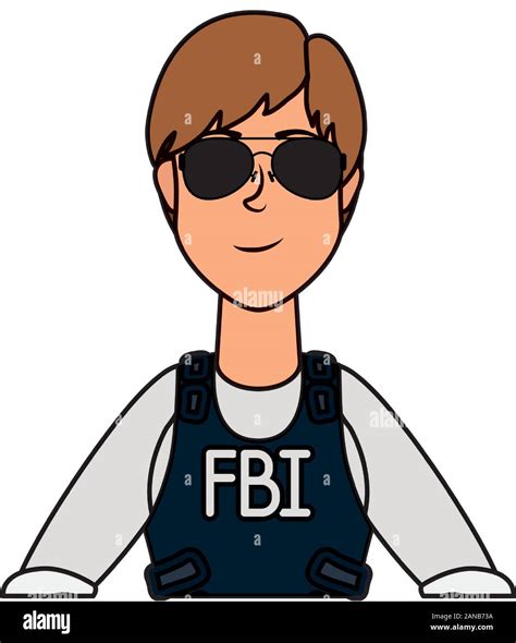 Female Fbi Agent Stock Vector Images Alamy