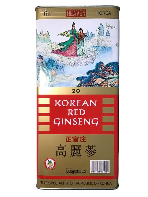 Cheong Kwan Jang 6yr Old Korean Red Ginseng Heaven 20 Canned 600g 20