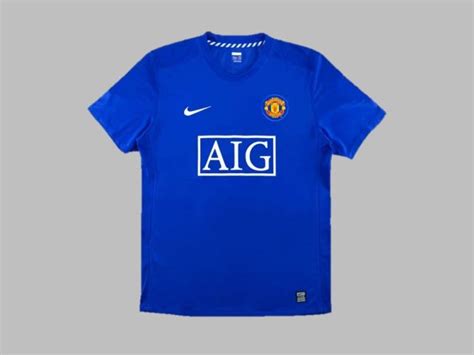 MANCHESTER UNITED 2007 2008 AWAY SHIRT (Very good) M - Retro Vintage ...