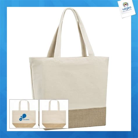 Tote bag Cadeau dentreprise Tote bag personnalisé coton et jute