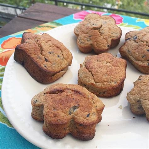 Muffins De Banana Y Arándanos 2 Yemas De Huevo Las Claras Las Hice Aparte 1 Banana 1