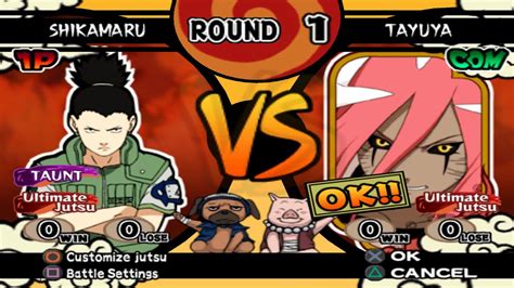 Shikamaru Clássico Vs Tayuya Marca Da Maldição 2 Insane Naruto