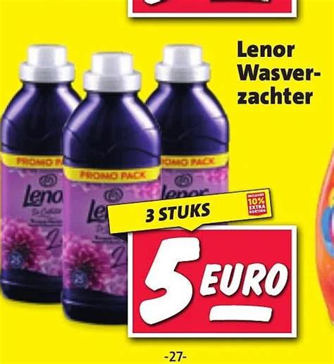 Lenor Wasverzachter Aanbieding Bij Nettorama