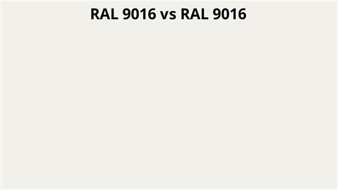 Ral 9016 Vs 9016 Ral Colour Chart Uk