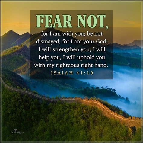 Fear Not Isaiah Your Daily Verse