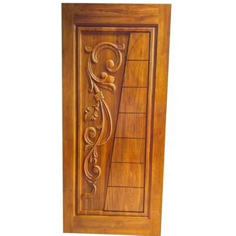 Exterior Brown Carved Teak Wood Door For Home At Rs Piece In