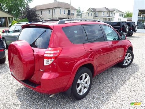 2011 Barcelona Red Metallic Toyota Rav4 V6 Limited 4wd 123196023 Photo