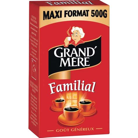 Café moulu familial Grand Mère 500 g La Belle Vie Courses en