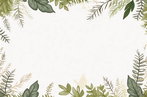 Premium Vector Elegant Botanical Frame Design