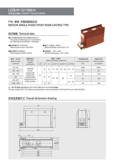 Lzzbj Indoor Kv Current Transformer Current Transformer Ct