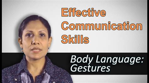 Effective Communication Skills Body Language Gestures Youtube