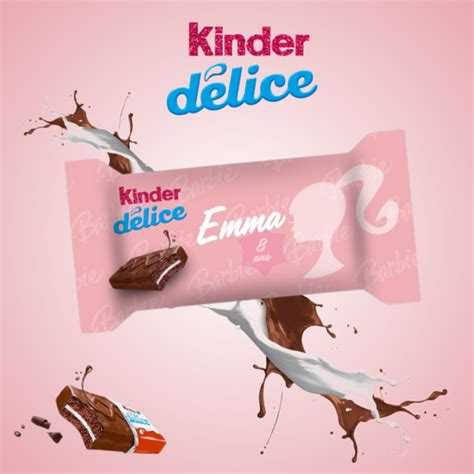 Kinder Delice Personnalis Personnages L Atelier Cr Ations