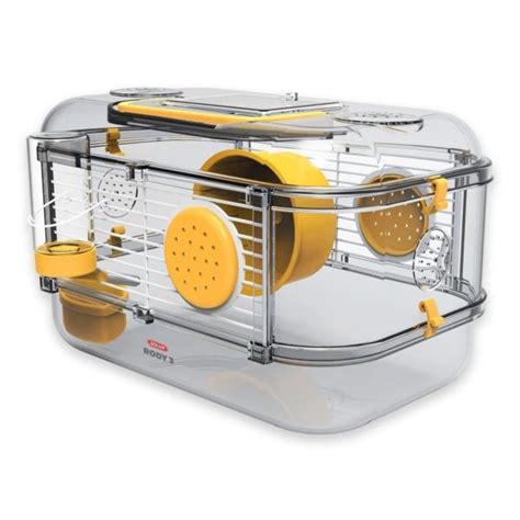 Zolux Rody 3 Mini Rodent Cage - Yellow - Nin9tails Store