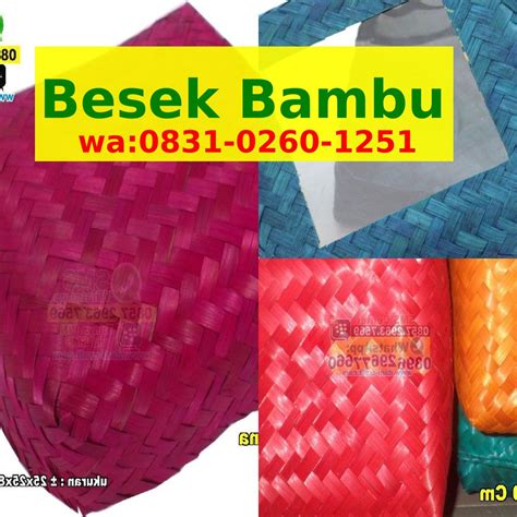 L L L Wa Jual Besek Bambu Diskon Makanan Khas Tengah Harga