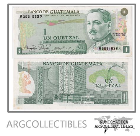 Guatemala Billete Quetzal P C Au Argcollectibles