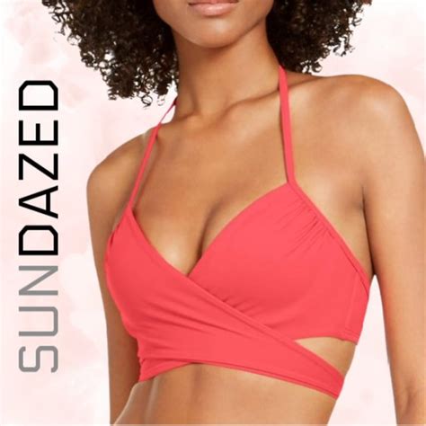 Sundazed Swim Sundazed Simone Wrap Halter Underwire Bikini Top