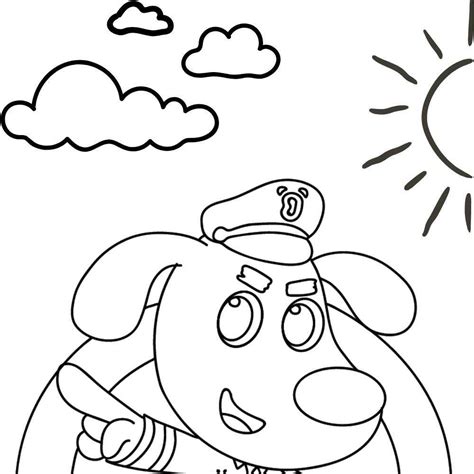 Desenho Detetive Labrador Para Colorir - 9