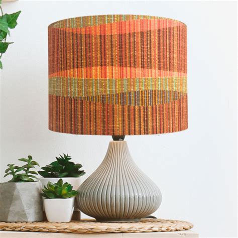 Campana Collective Striped Retro Lamp Shade Temple And Webster