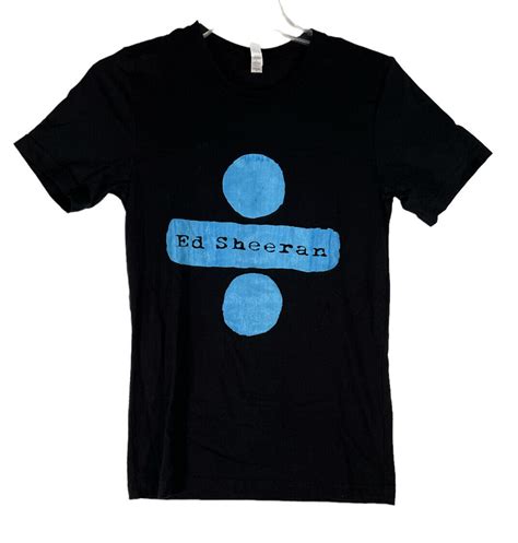 Ed Sheeran Divide Tour Official Merchandise Black T S… - Gem