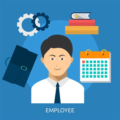 Employee Conceptual Illustration Design 474163 Vector Art At Vecteezy