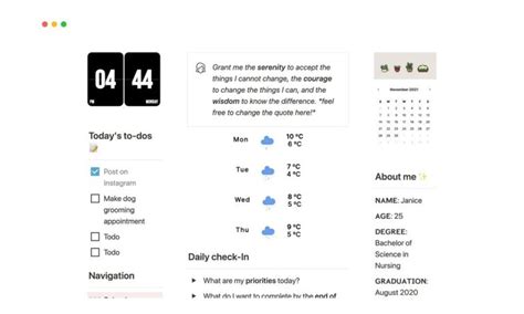 5 Notion Class Schedule Templates Saving Students Every Time Focused Bee