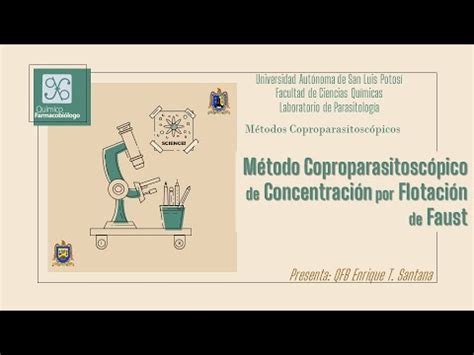 Método coproparasitoscópico de concentración por flotación de Faust