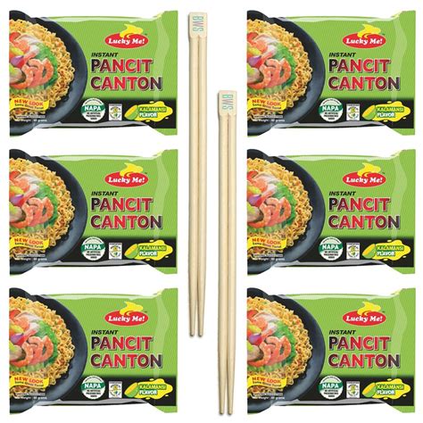 Buy Bws Bamboo Chopsticks Pairs Lucky Me Pancit Canton Pack