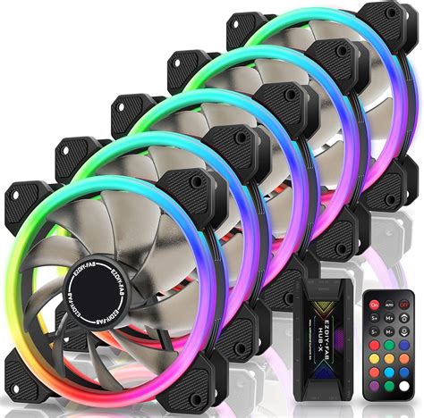 Ezdiy Fab Dual Ring Rgb Fan Mm Rgb Led Case Fan Addressable Rgb