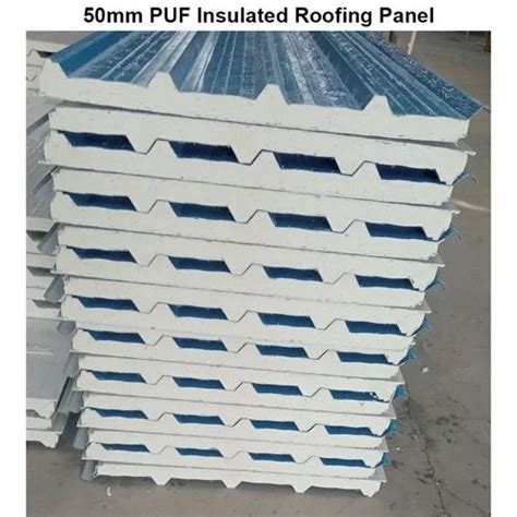 Delta Color Coated 50mm PUF Insulated Roofing Panel At Rs 1380 Square