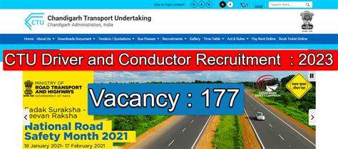 CTU Driver And Conductor Recruitment 2023 Apply Online