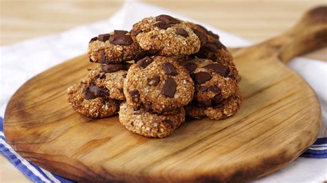 Simples Cookies De Aveia E Gotas De Chocolate Receitas Nota Dez