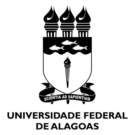 Bras O Da Ufal Nome Da Universidade Por Extenso Em Preto E Branco