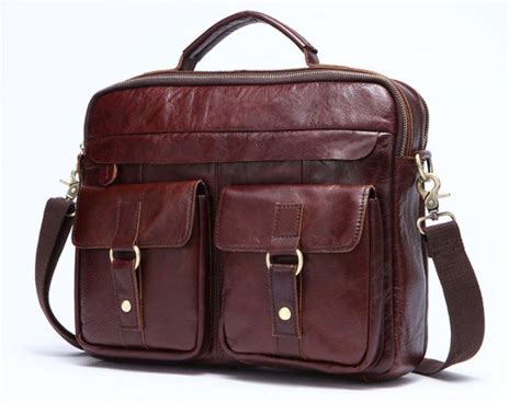 Full Grain Leather Handbags, Luxury Full Grain Leather Work Bag