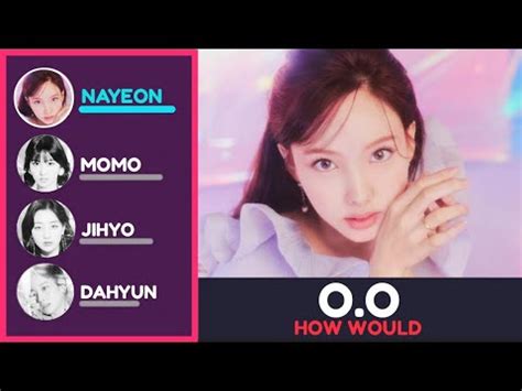 How Would Twice Sing O O By NMIXX Line Distribution Twice Nmixx