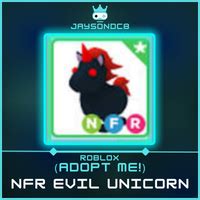 Nfr Evil Unicorn Adopt Me Roblox Id Playerauctions