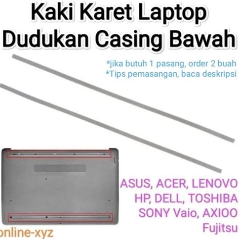 Bantalan Karet Kaki Casing Bawah Laptop HP Pavilion Envy Elitebook