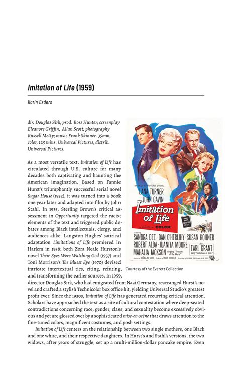 (PDF) Imitation of Life (1959)