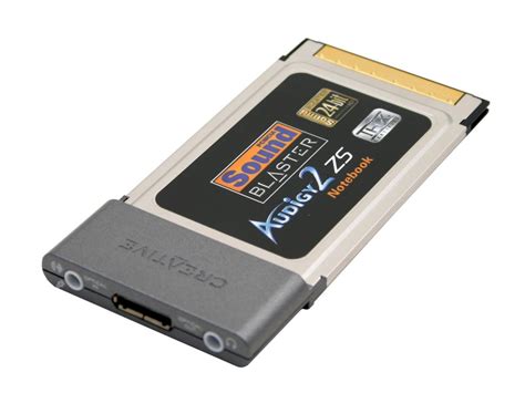 Open Box Creative Sound Blaster Audigy 2 ZS Notebook PCMCIA Sound Card