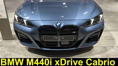 2025 BMW M440i XDrive Cabrio G23 LCI In Arctic Race Blue YouTube