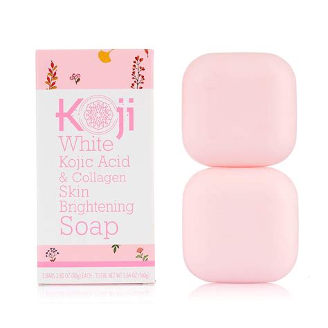 Amazon Koji White Kojic Acid Collagen Skin Brightening Soap For