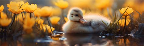 AI generated beautiful baby duck wallpapers 35329777 Stock Photo at ...