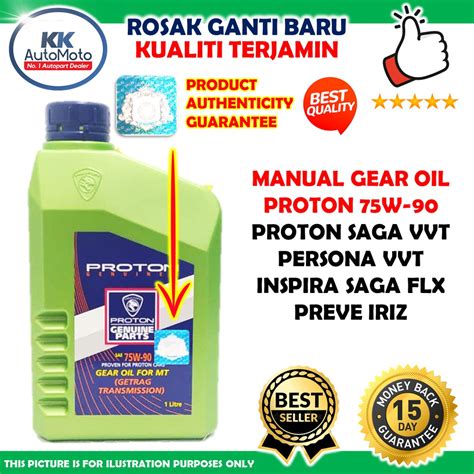 X Proton Genuine Gearbox Manual Gear Oil W Fluid Proton Saga