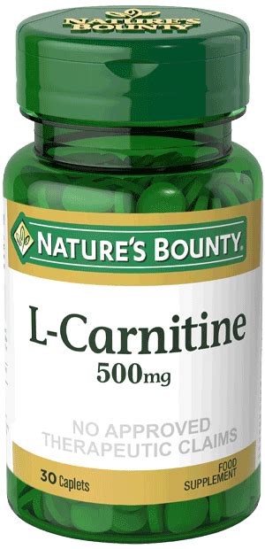 Nature S Bounty L Carnitine Nhs