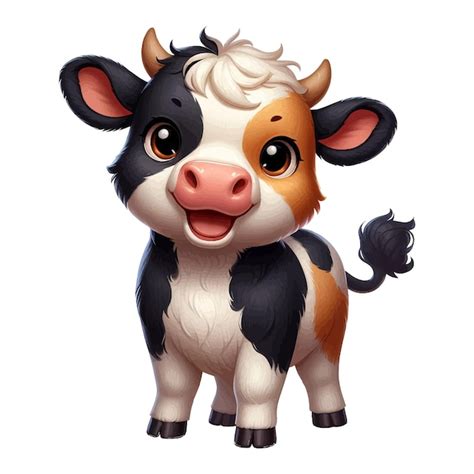 Premium Vector | Cartoon Black Angus Cow