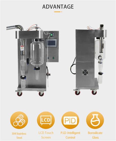 Lab Mini Centrifugal Spray Dryer 2L Milk Spray Drying Machine