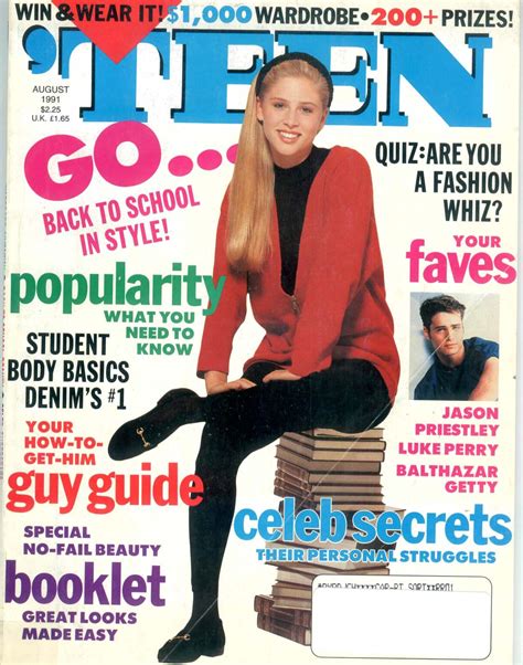 Teen 1991 08 Poppi Monroe Teen Magazine Seventeen Magazine 90s Teen