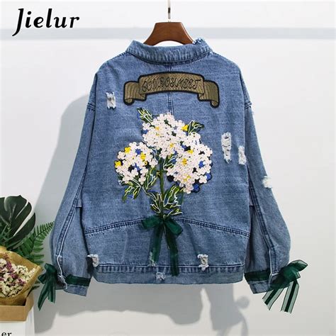 Jielur Chaqueta Vaquera Con Bolsillos Para Mujer Abrigo Hipster Con